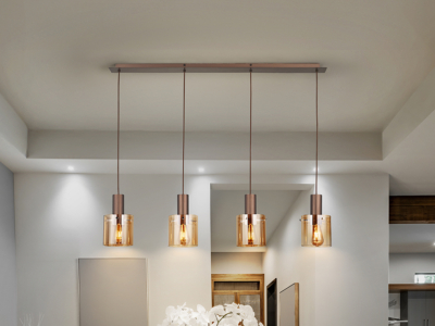 -VENIZE- LAMPARA  COBRE-AMBAR