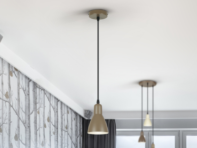 -AFRA- LAMPARA  -MARRON