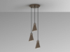 -BERA- LAMPARA  -MARRON - Imagen 3