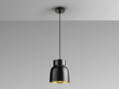 -VULCANO- LAMPARA  -NEGRO/ORO - Imagen 3
