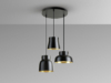 -VULCANO- LAMP  - NEGRO/ORO - Imagen 3
