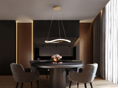 -NAOS-LAMPARA ORO ROSA 1 ARO - Imagen 4