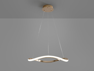 -NAOS-LAMPARA ORO ROSA 1 ARO - Imagen 5