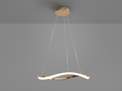 -NAOS-LAMPARA ORO ROSA 1 ARO - Imagen 6