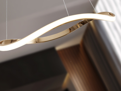 -NAOS-LAMPARA ORO ROSA 1 ARO - Imagen 7