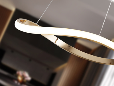 -NAOS-LAMPARA ORO ROSA 1 ARO - Imagen 8