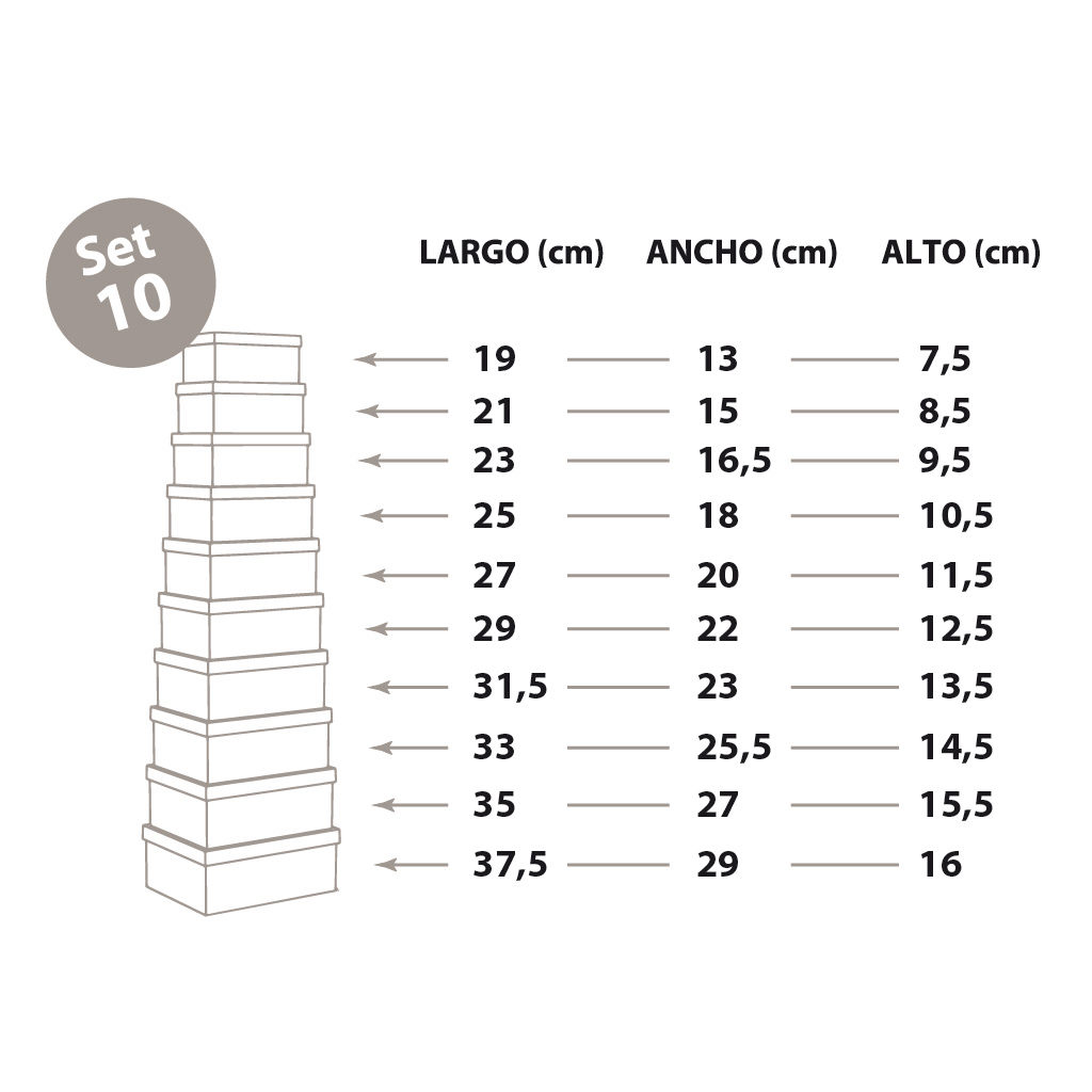20300548_3 SET 10 CAJAS CARTON GALEON - Imagen 3