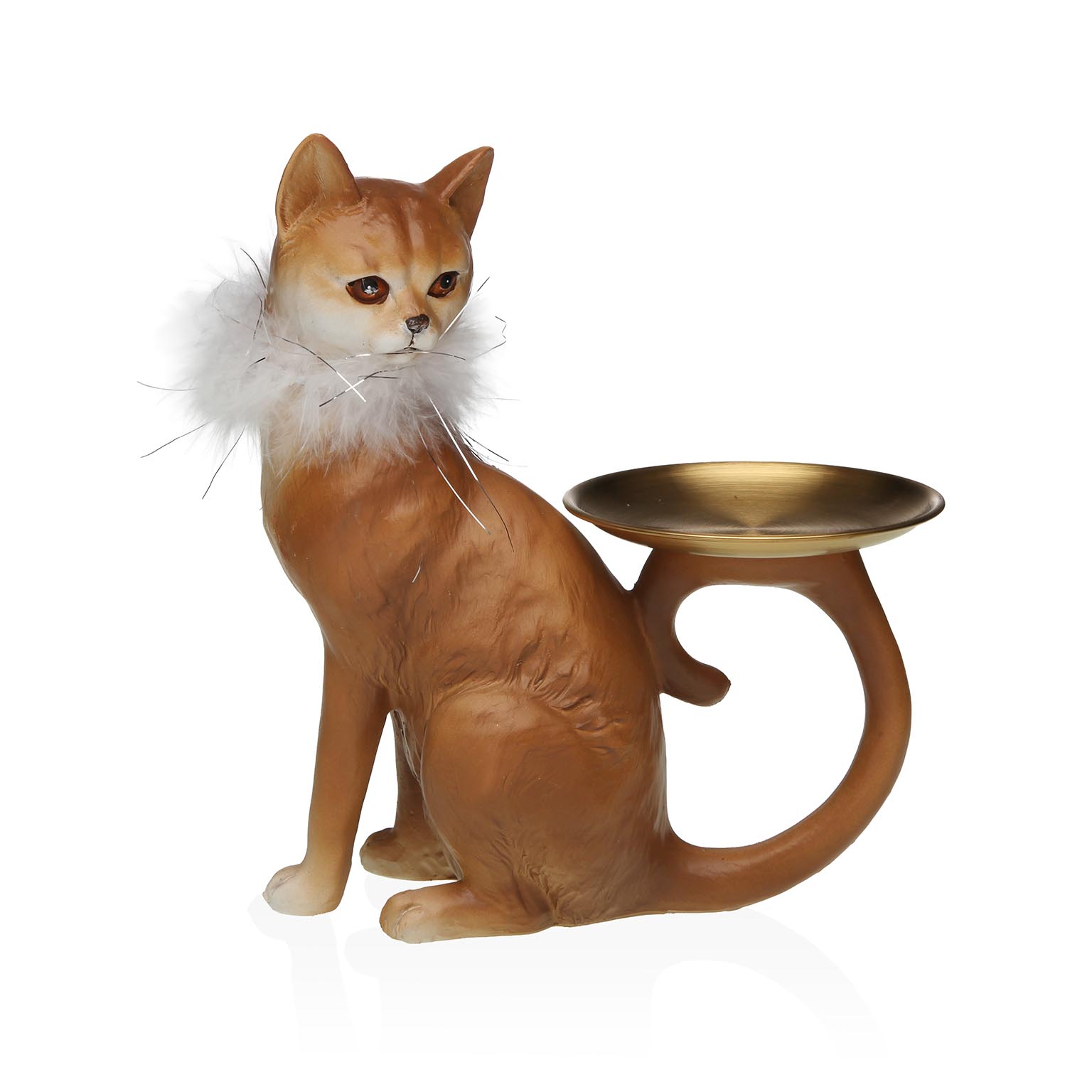 22470049 FIGURA DE GATO CON BANDEJA - Imagen 1