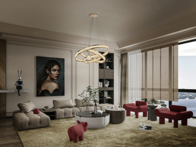 LORIAN- LAMPARA 3 AROS DORADO BRILLO - Imagen 2