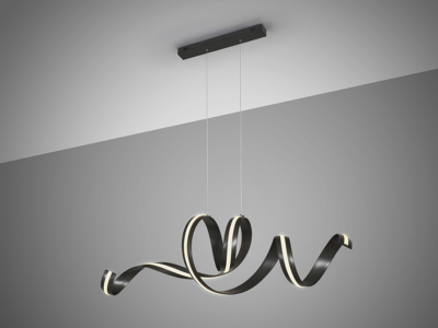 AMARA-LAMPARA HORIZONTAL-NEGRO MATE - Imagen 5