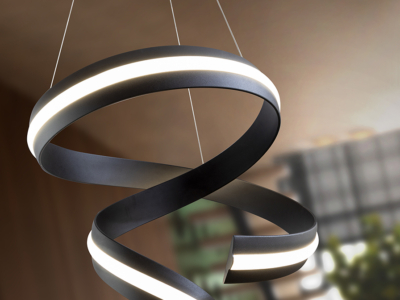 AMARA-LAMPARA VERTICAL - NEGRO MATE - Imagen 2