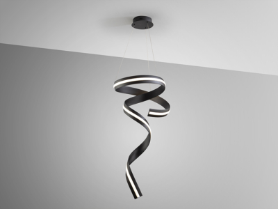 AMARA-LAMPARA VERTICAL - NEGRO MATE - Imagen 5