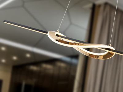 ENORA- LAMPARA - NEGRO / DORADO - Imagen 3