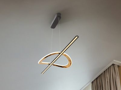 ENORA- LAMPARA - NEGRO / DORADO - Imagen 4