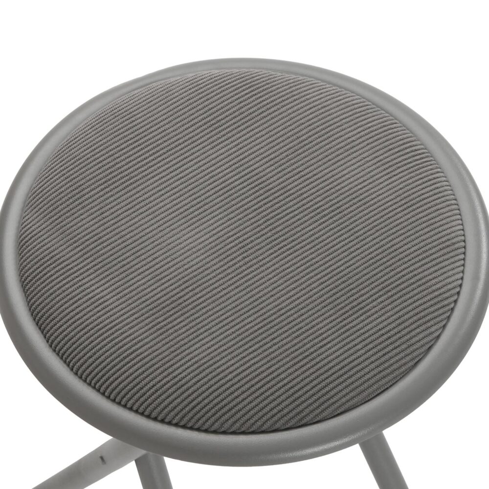 TABURETE PLEGABLE TOD EN CORDUROY GRIS OSCURO - Imagen 2