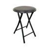 TABURETE PLEGABLE TOBY NEGRO