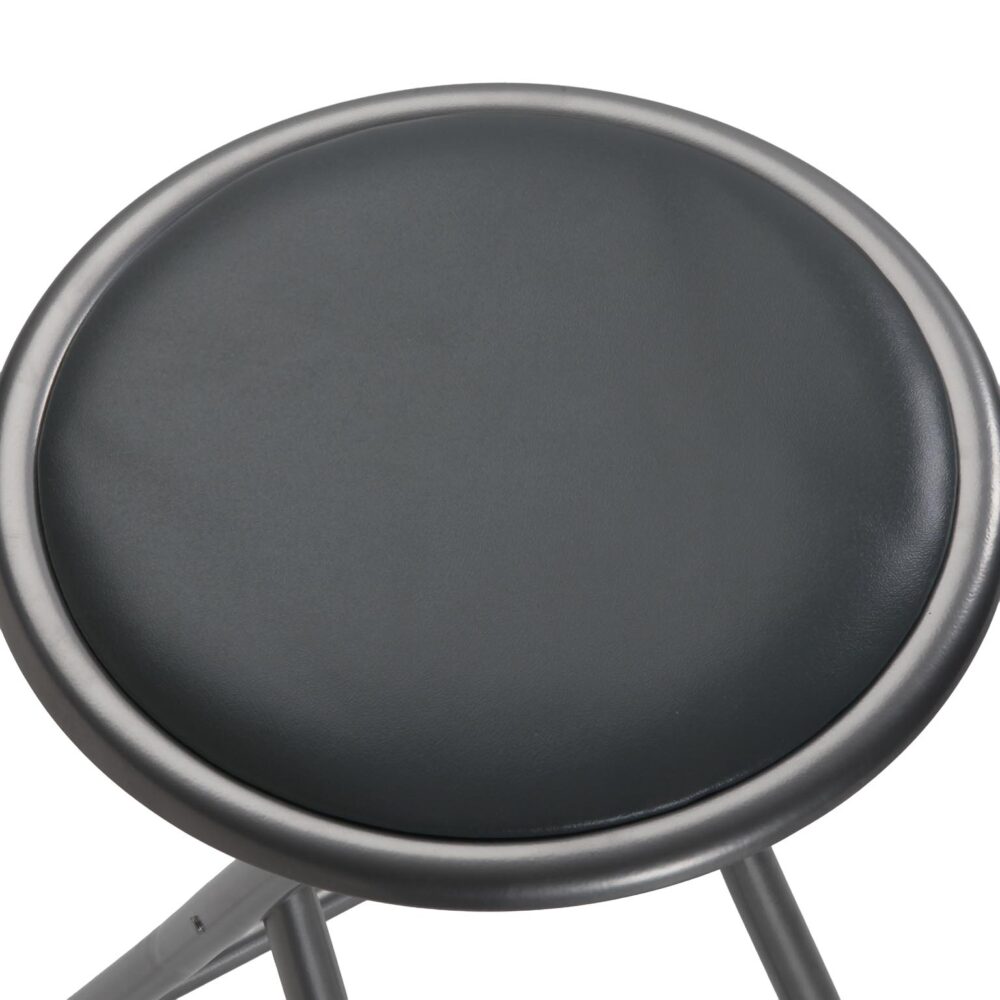 TABURETE PLEGABLE TOBY GRIS OSCURO - Imagen 2