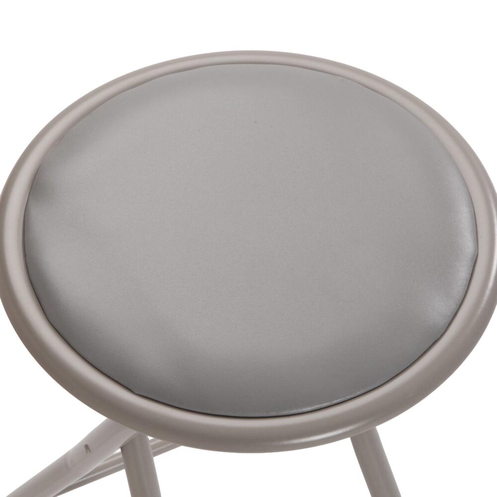 TABURETE PLEGABLE TOBY GRIS - Imagen 2