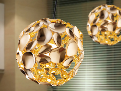 LAMPARA ·NARISA·Ø18 ORO ROSA - Imagen 3