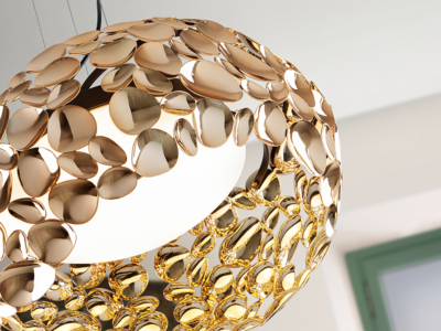 LAMPARA ·NARISA·Ø47 ORO ROSA - Imagen 3