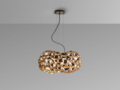 LAMPARA ·NARISA·Ø47 ORO ROSA - Imagen 4