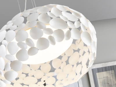 LAMPARA ·NARISA· Ø47 BLANCO - Imagen 3