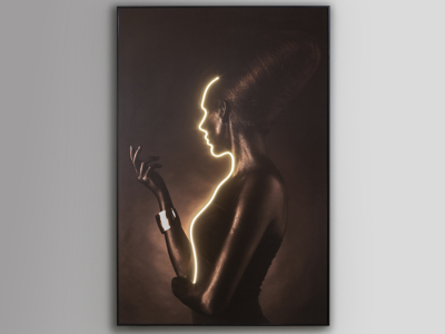 SILUETA-CUADRO LUZ LED - Imagen 3