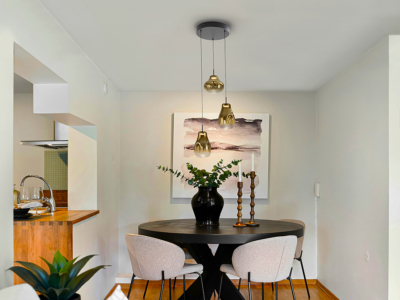 ALEDIS- LAMPARA  NEGRO-DORADO - Imagen 2