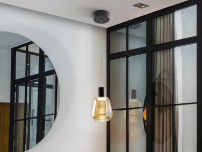 -CARISA- LAMPARA  NEGRO