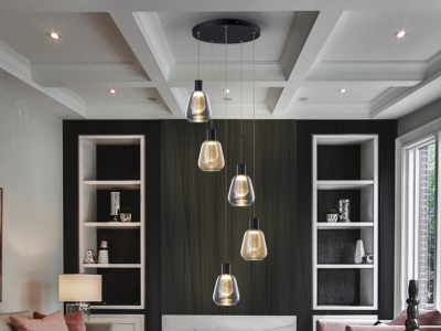 -CARISA- LAMPARA  NEGRO