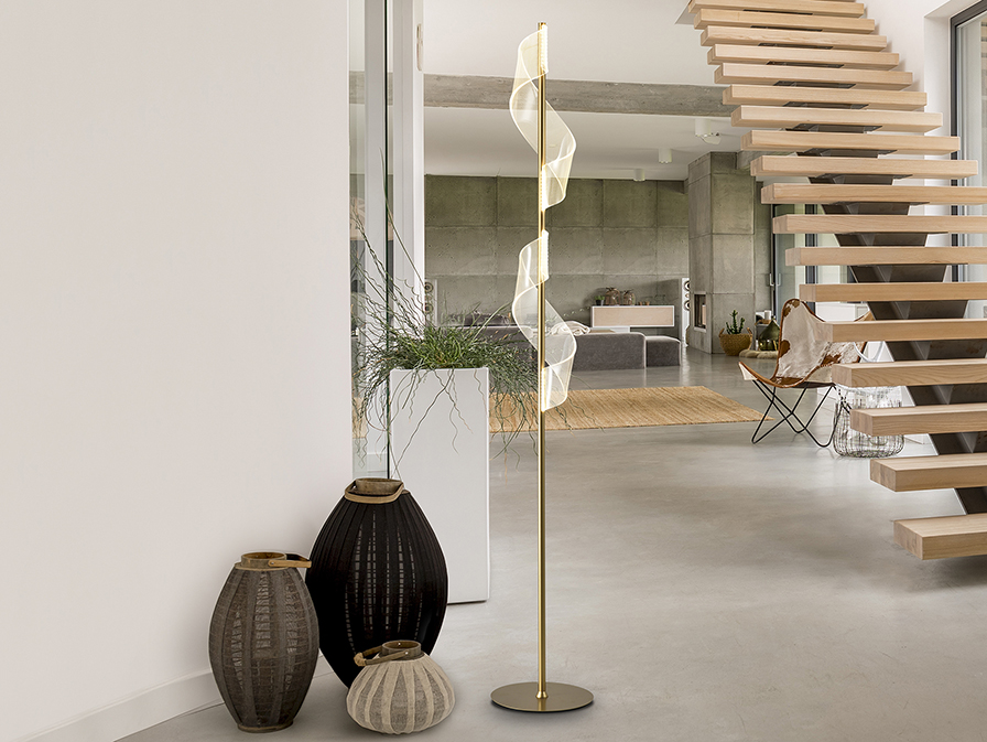 Consola y espejo plata 0002 VELAS- PIE SALON LED, ORO - Imagen 1