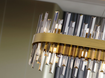 GRACE- LAMPARA  ORO OVAL - Imagen 3