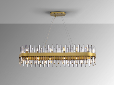 GRACE- LAMPARA  ORO OVAL - Imagen 4