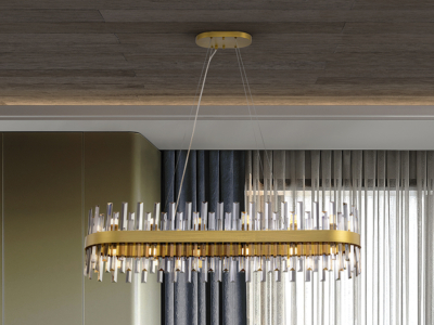 GRACE- LAMPARA  ORO OVAL