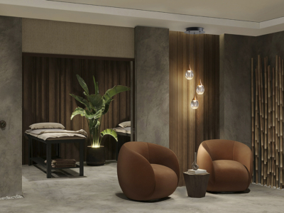 CORINA- LAMPARA  NEGRO-COBRE - Imagen 2