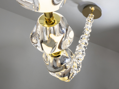 ZARIA II- LAMPARA - ORO/TRANSP DIM - Imagen 3