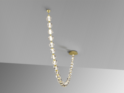 ZARIA II- LAMPARA - ORO/TRANSP DIM - Imagen 5