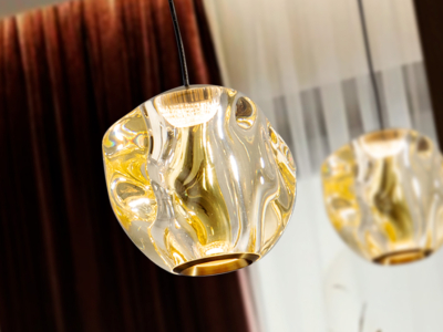 ZARIA- LAMP - NEGRO/BRONCE/AMBAR - Imagen 3