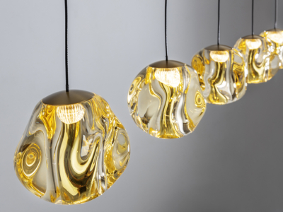 ZARIA- LAMP - NEGRO/BRONCE/AMBAR DIM - Imagen 5