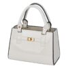 Figura Ceramica Bolso Blanco y
