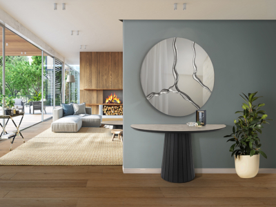 KORIA -CONSOLA PIEDRA/NEGRO - Imagen 2