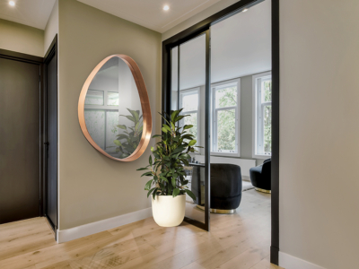 JULIE- ESPEJO PAN DE ORO ROSA - Imagen 2