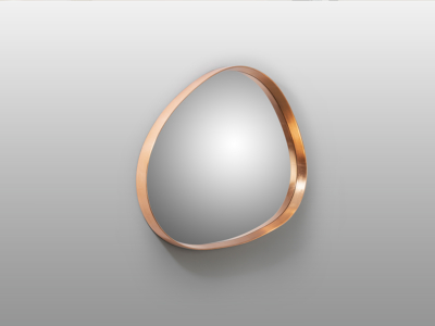 JULIE- ESPEJO PAN DE ORO ROSA - Imagen 5