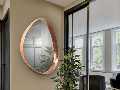 JULIE- ESPEJO PAN DE ORO ROSA