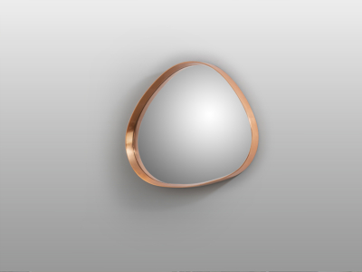 JULIE- ESPEJO PEQUEÑO ORO ROSA - Imagen 5