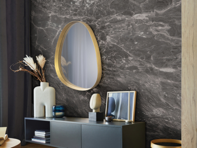 JULIE- ESPEJO PEQUEÑO DORADO - Imagen 2