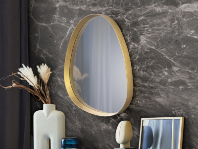 JULIE- ESPEJO PEQUEÑO DORADO