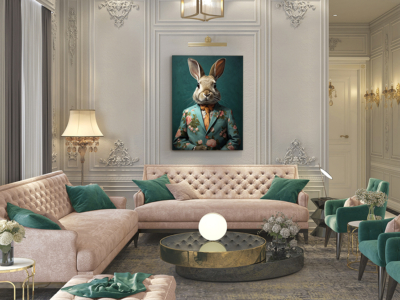 MR. RABBIT- ACRILICO - Imagen 2