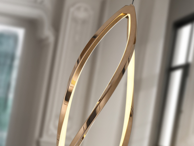 ADELE- LAMPARA PEQUEÑA ORO ROSA - Imagen 3