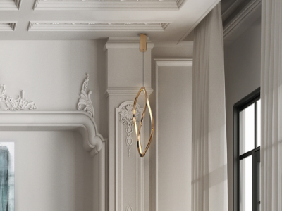 ADELE- LAMPARA PEQUEÑA ORO ROSA